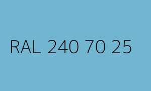 Spalva RAL 240 70 25