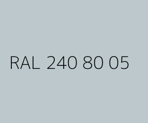 Spalva RAL 240 80 05 
