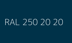 Spalva RAL 250 20 20