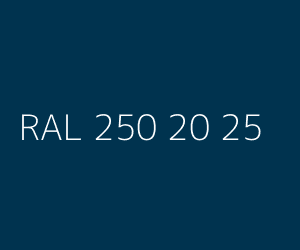 Spalva RAL 250 20 25 