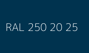 Spalva RAL 250 20 25