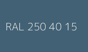 Spalva RAL 250 40 15