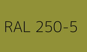 Spalva RAL 250-5
