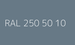 Spalva RAL 250 50 10