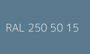 Spalva RAL 250 50 15