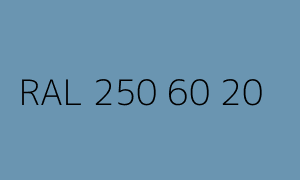 Spalva RAL 250 60 20