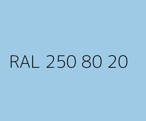 Spalva RAL 250 80 20 