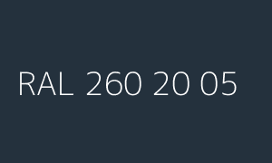 Spalva RAL 260 20 05