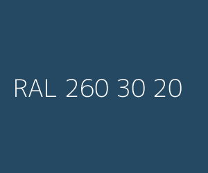 Spalva RAL 260 30 20 