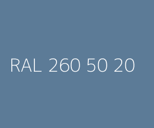 Spalva RAL 260 50 20 