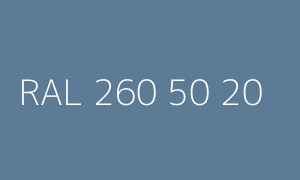 Spalva RAL 260 50 20