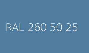 Spalva RAL 260 50 25