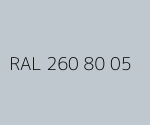 Spalva RAL 260 80 05 