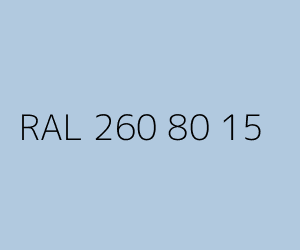 Spalva RAL 260 80 15 