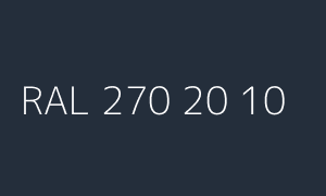 Spalva RAL 270 20 10