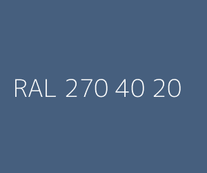 Spalva RAL 270 40 20 