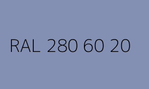 Spalva RAL 280 60 20