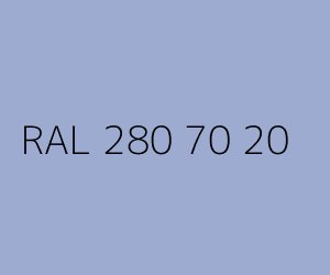 Spalva RAL 280 70 20 