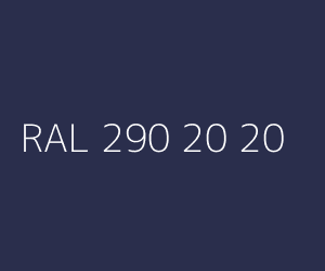 Spalva RAL 290 20 20 