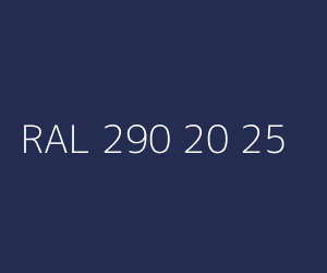 Spalva RAL 290 20 25 