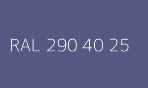 Spalva RAL 290 40 25