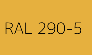 Spalva RAL 290-5
