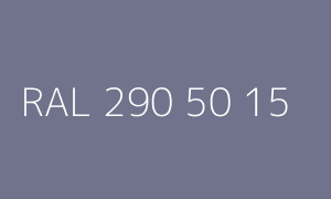 Spalva RAL 290 50 15