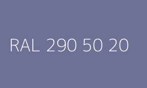 Spalva RAL 290 50 20