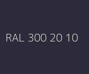 Spalva RAL 300 20 10 