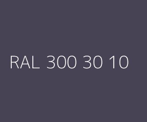 Spalva RAL 300 30 10 