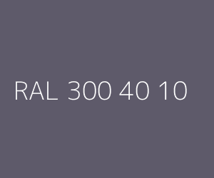 Spalva RAL 300 40 10 