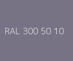 Spalva RAL 300 50 10 