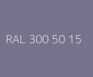 Spalva RAL 300 50 15 