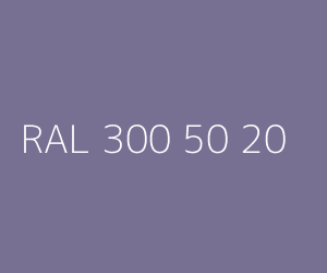 Spalva RAL 300 50 20 