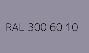 Spalva RAL 300 60 10