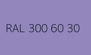 Spalva RAL 300 60 30