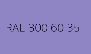 Spalva RAL 300 60 35