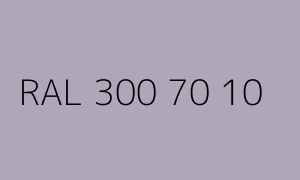 Spalva RAL 300 70 10