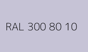Spalva RAL 300 80 10