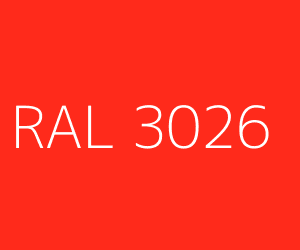 Spalva RAL 3026 LUMINOUS BRIGHT RED