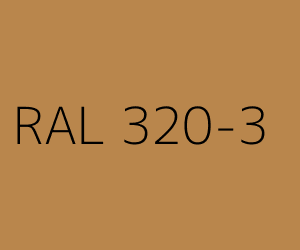Spalva RAL 320-3 