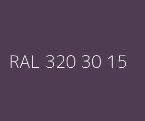 Spalva RAL 320 30 15 