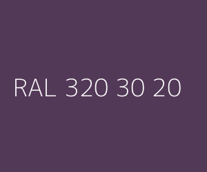 Spalva RAL 320 30 20 