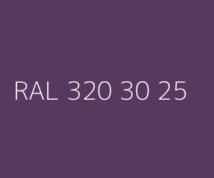 Spalva RAL 320 30 25 