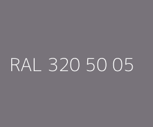 Spalva RAL 320 50 05 