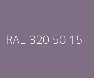 Spalva RAL 320 50 15 