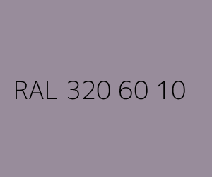 Spalva RAL 320 60 10 
