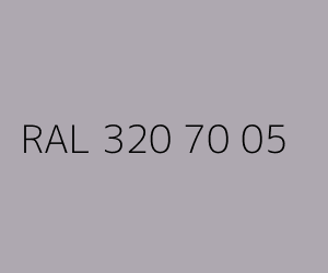 Spalva RAL 320 70 05 