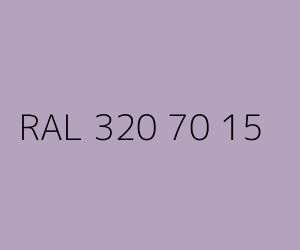 Spalva RAL 320 70 15 