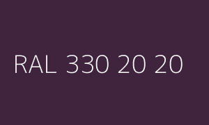 Spalva RAL 330 20 20